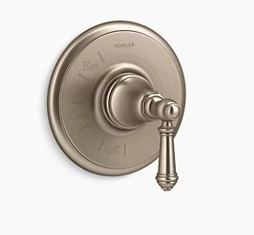 Photo 1 of Artifacts®Rite-Temp® valve trim with lever handle
BRUSHED BRONZE