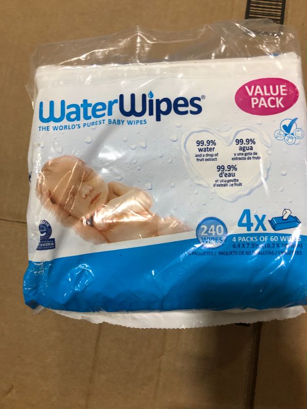 Photo 2 of WaterWipes Sensitive Baby Diaper Wipes 240ct
