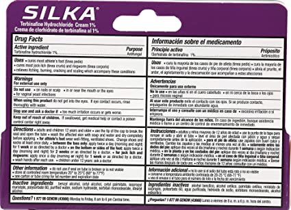 Photo 2 of SILKA Anti-Fungal Cream, Clinical Anti-Fungus Foot Treatment, Fluid, 1 Oz
