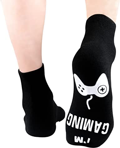 Photo 2 of Do Not Disturb I'm Gaming Socks, Gaming Sock Novelty Gifts for Teen Boys Mens Gamer Kids Sons Husbands Dad Father
