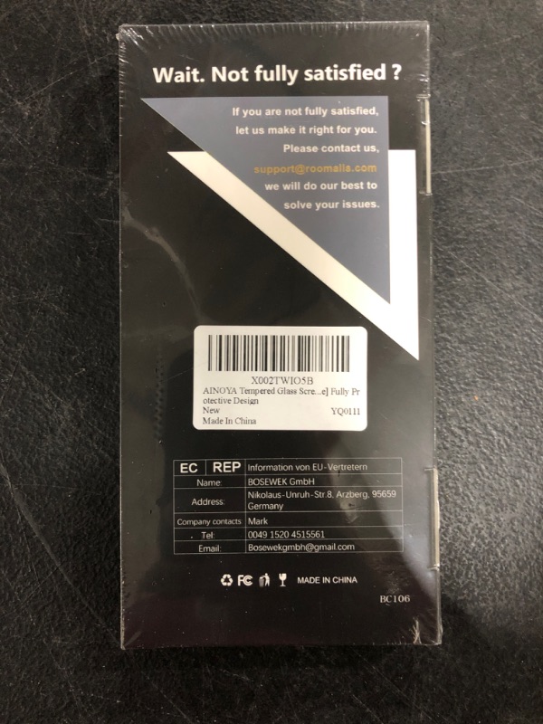 Photo 2 of AINOYA TEMPERED GLASS SCREEN PROTECTORS FOR SMARTPHONES, LOT OF 3 BOXES.