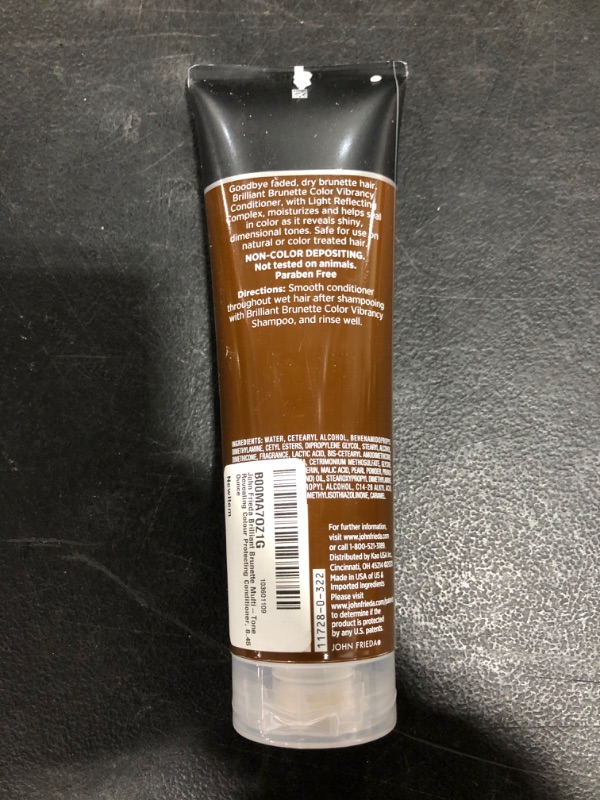 Photo 4 of John Frieda Brilliant Brunette Shine Release Moisturizing Conditioner for All Shades - 8.45 oz.
