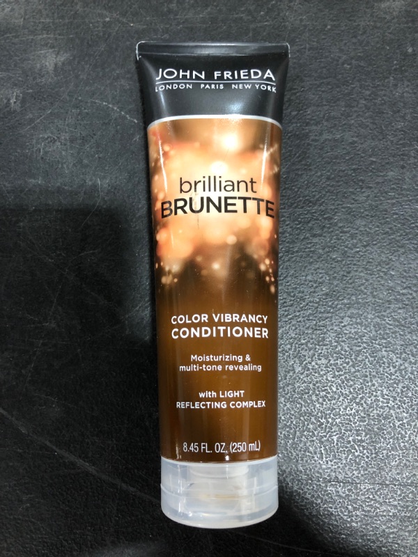 Photo 3 of John Frieda Brilliant Brunette Shine Release Moisturizing Conditioner for All Shades - 8.45 oz.
