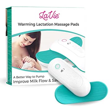 Photo 1 of LaVie 2-in-1 Warming Lactation Massager, 2 Pack, Heat and Vibration, Pumping and Breastfeeding Essential, for Clogged Ducts, Improved Milk Flow, Mastitis
