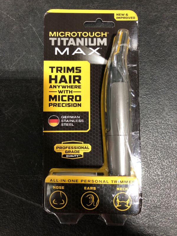 Photo 3 of MicroTouch Titanium MAX Lighted Personal Trimmer
