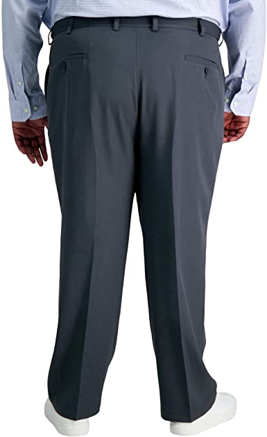 Photo 2 of Haggar Men's Cool 18 Pro Classic Fit Flat Front Pant - Regular and Big & Tall Sizes
SIZE 40X32.