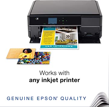 Photo 2 of Epson S041727 Premium Photo Paper, 68 lbs., High-Gloss, 4 x 6 (Pack of 100 Sheets),White
OPEN BOX.