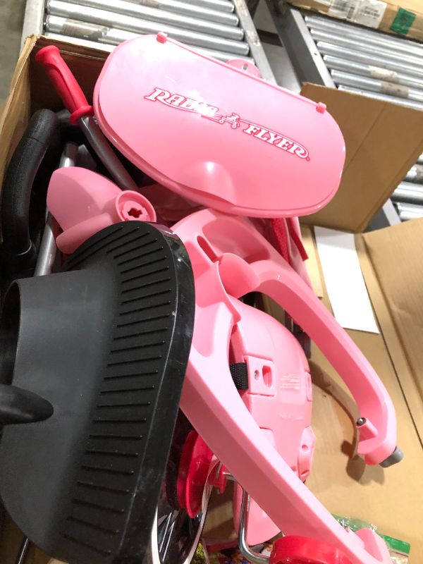 Photo 3 of Radio Flyer Pedal & Push 4-in-1 Stroll ' N Trike®, Pink, for Toddlers Ages 1-5 (Amazon Exclusive)
