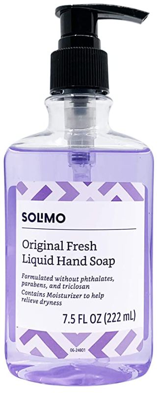 Photo 1 of Amazon Brand - Solimo Original Fresh Liquid Hand Soap, 7.5 Fluid Ounce 2pk