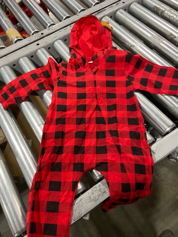 Photo 1 of Kids (S) Red Flannel Onesie