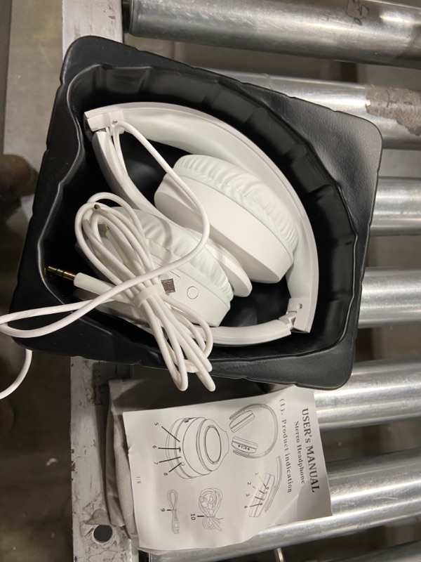 Photo 1 of Pollini White Wired Headphones