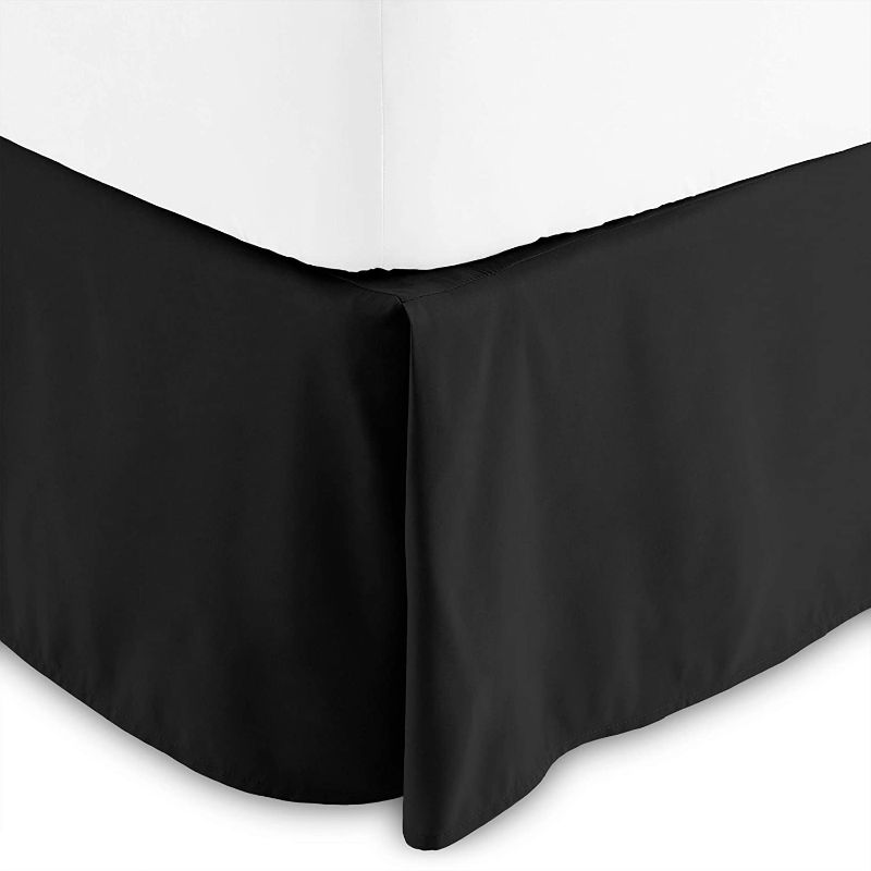 Photo 1 of Black Bed Skirt, 79x79in