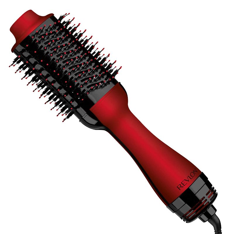 Photo 1 of REVLON One-Step Volumizer Original 1.0 Hair Dryer and Hot Air Brush, Red
