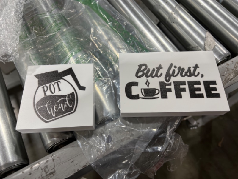 Photo 1 of "But First,Coffee"" PotHead" Coffee Bar Decor 