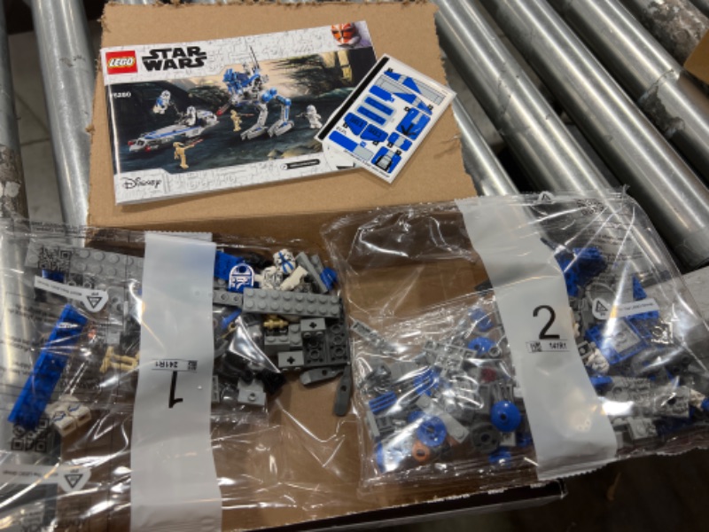 Photo 2 of LEGO Star Wars 501st Legion Clone Troopers 75280 Building Toy, Cool Action Set for Creative Play (285 Pieces)
