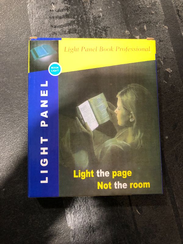 Photo 2 of New LED Light Wedge Panel Book Reading Lamp Paperback Night USA
