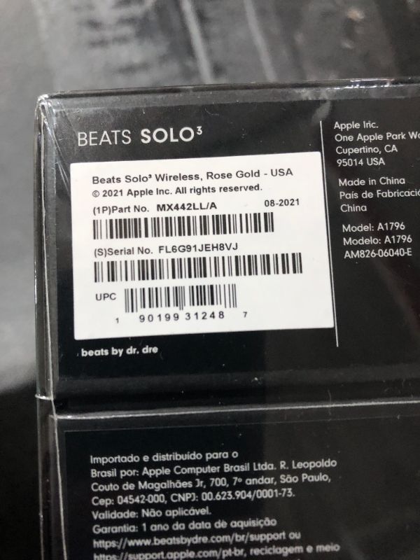 Photo 3 of beats Solo3 Wireless On-Ear Headphones - Rose Gold (Renewed)
