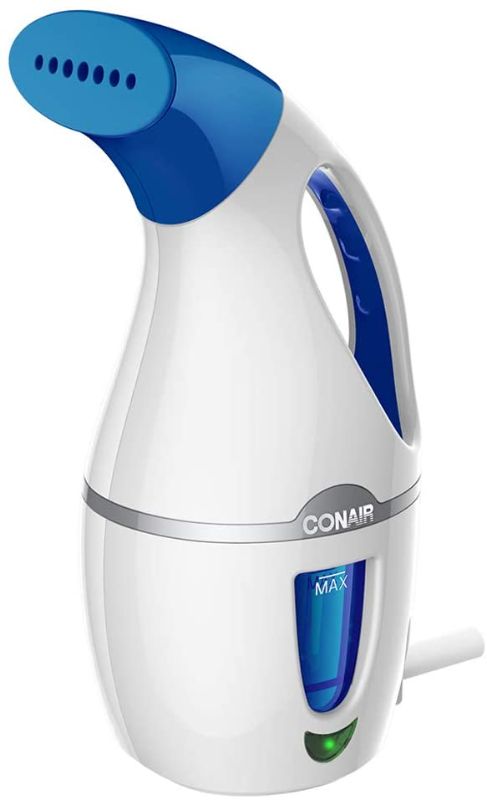 Photo 1 of Conair CompleteSteam 1100 Watt Handheld Fabric Steamer, White/Blue
