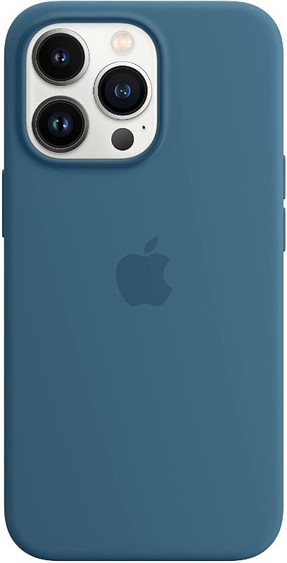 Photo 1 of Apple Silicone Case with MagSafe (for iPhone 13 Pro) - Blue Jay
