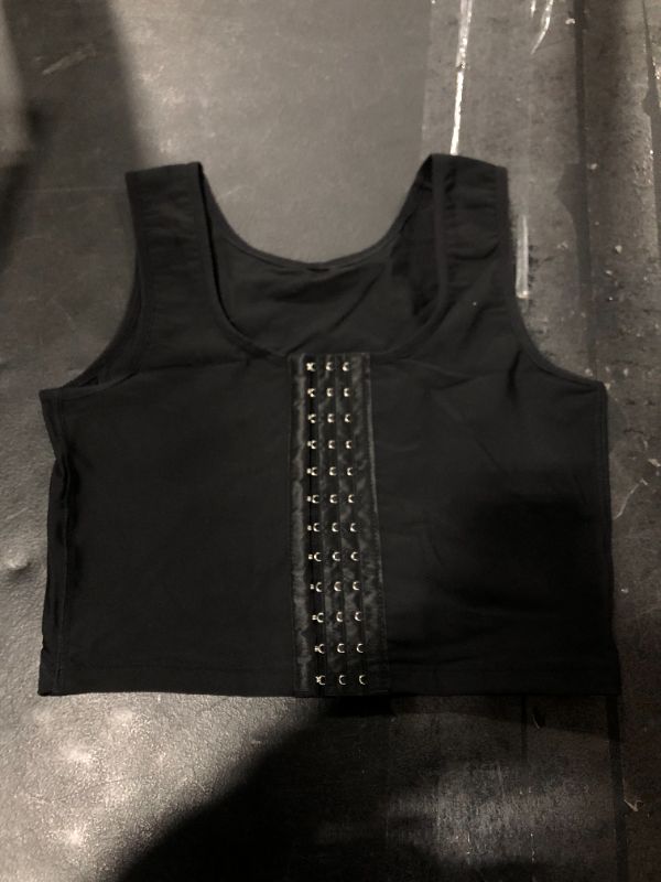 Photo 1 of Womens Black Crop Tank Waist Trainer (medium)