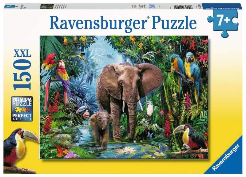 Photo 1 of Ravensburger 12901 Safari Animals 150 Piece Puzzle for Kids - Every Piece is Unique, Pieces Fit Together Perfectly
