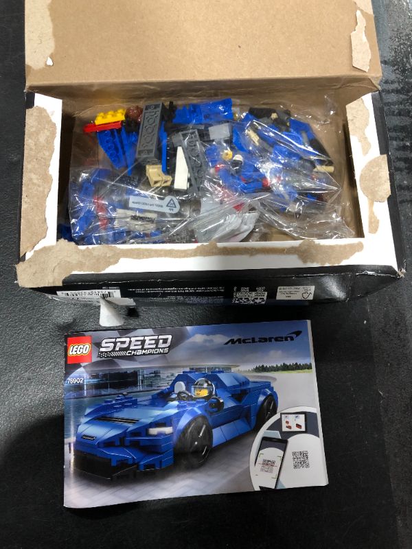 Photo 2 of LEGO Speed Champions McLaren Elva 76902 Building Kit; Top Toy Car; Cool Toy for Kids; New 2021 (263 Pieces)
