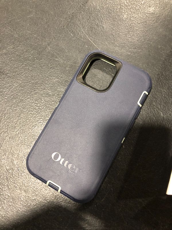 Photo 2 of OTTERBOX DEFENDER SERIES SCREENLESS EDITION Case for iPhone 12 & iPhone 12 Pro - VARSITY BLUES (DESERT SAGE/DRESS BLUES)
