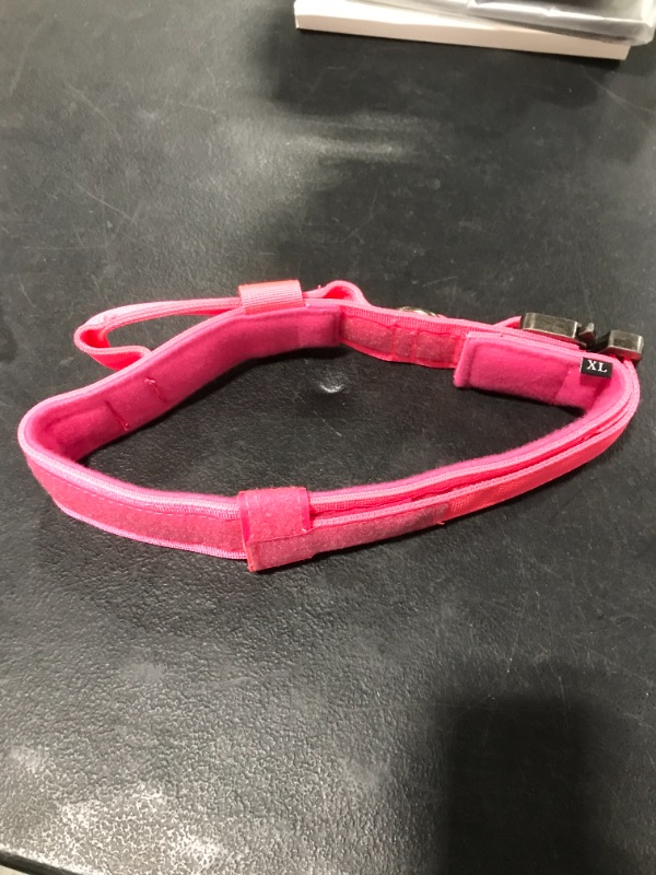 Photo 3 of ADJUSTABLE DOG COLLAR, X-LARGE SIZE, PINK. 