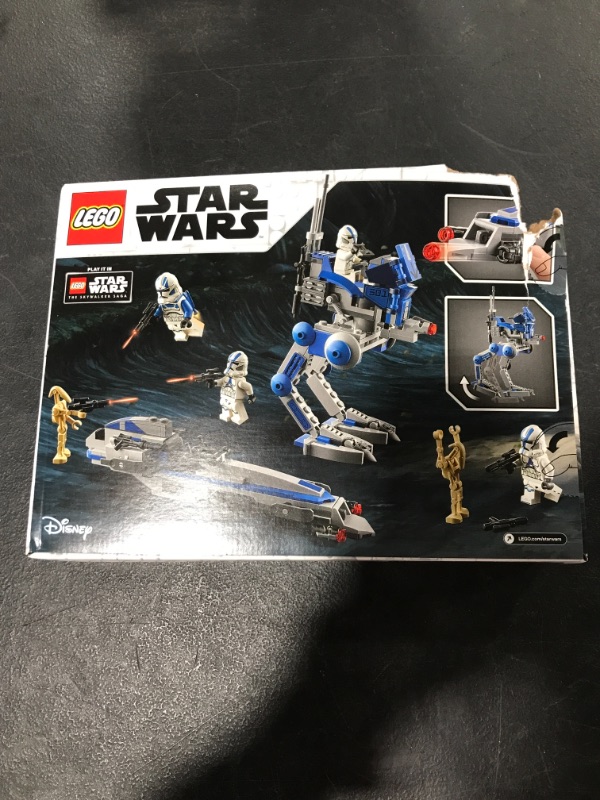 Photo 3 of LEGO Star Wars 501st Legion Clone Troopers 75280 Building Kit, Cool Action Set for Creative Play and Awesome Building; Great Gift or Special Surprise for Kids (285 Pieces)
BOX DAMAGE.