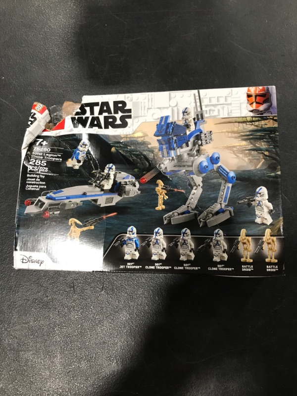 Photo 2 of LEGO Star Wars 501st Legion Clone Troopers 75280 Building Kit, Cool Action Set for Creative Play and Awesome Building; Great Gift or Special Surprise for Kids (285 Pieces)
BOX DAMAGE.