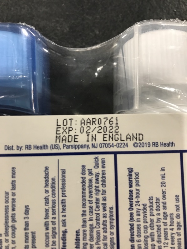 Photo 1 of Mucinex Maximum Strength Fast-Max Cold & Flu and Nightshift, All-in-One Multi Symptom Relief Liquid, 6 Fl Oz (Pack of 2)
BEST BY FEB. 2022.