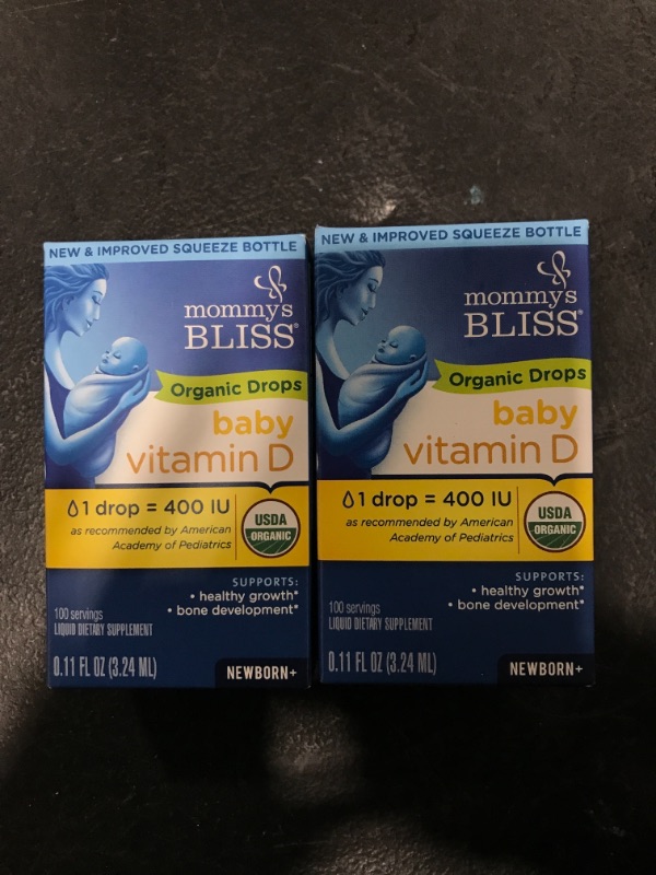 Photo 2 of Mommy's Bliss - Vitamin D Organic Drops - 0.11 Fl. Oz. 2pck
