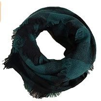 Photo 1 of 2pk of Wander Agio Womens Winter Head Hair Wraps Infinity Circle Scarves Warm Plaid Scarf
