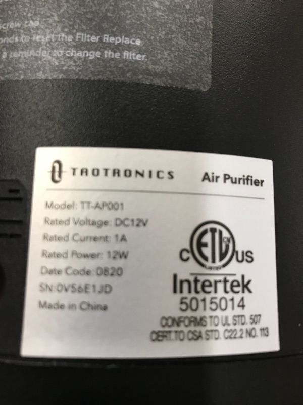 Photo 2 of Air Purifier,360 Aerodynamic Filtration 