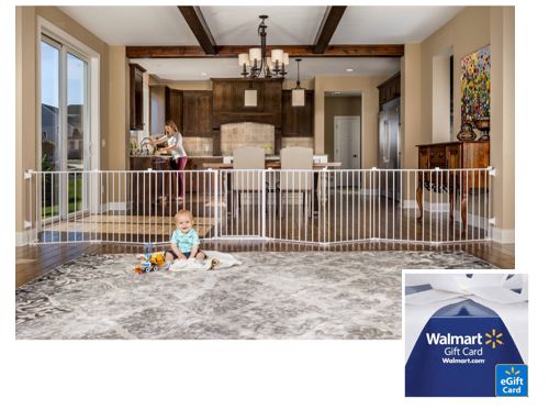 Photo 1 of Regalo 4-in-1 Walk-Through Metal Play Yard White
