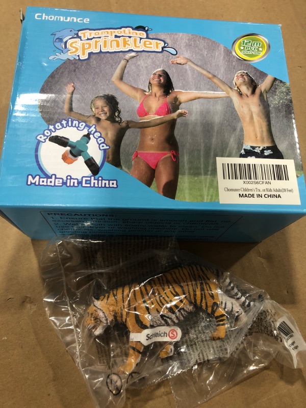 Photo 1 of Trampoline sprinkler  and tiger toy