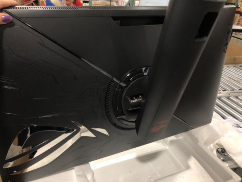 Photo 5 of ASUS ROG Swift PG32UQ 32” 4K HDR 144Hz DSC HDMI 2.1 Gaming Monitor, UHD (3840 x 2160), IPS, 1ms, G-SYNC Compatible, Extreme Low Motion Blur Sync, Eye Care, DisplayPort, USB, DisplayHDR 600
