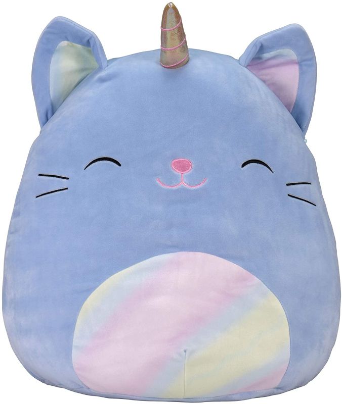 Photo 1 of Squishmallows Official Kellytoy Plush 16" Courtney The Lavender Caticorn- Ultrasoft Stuffed Animal Plush Toy
