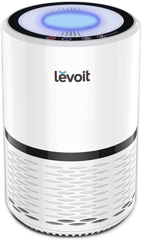 Photo 1 of LEVOIT Air Purifiers for Home, H13 True HEPA Filter for Smoke, Dust, Mold, and Pollen in Bedroom, Ozone Free, Filtration System Odor Eliminators for Office with Optional Night Light, 1 Pack, White
