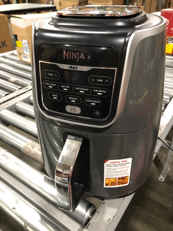 Photo 2 of Ninja 5.5 qt. Grey XL Air Fryer Max (AF161)