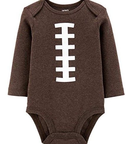 Photo 1 of Carter's Baby Sports Costume Collectible Bodysuit (24 Months, Brown Football) 24m