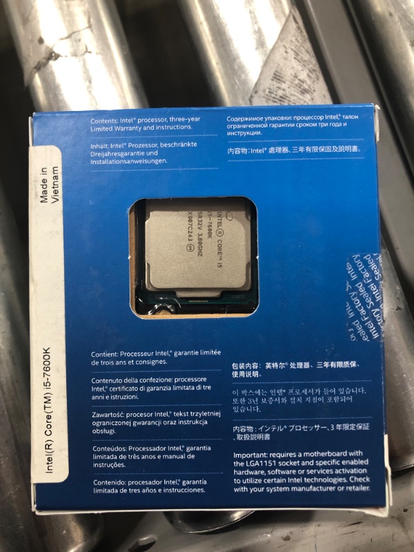 Photo 3 of Intel Core i5-7600K LGA 1151 Desktop Processors (BX80677I57600K)

