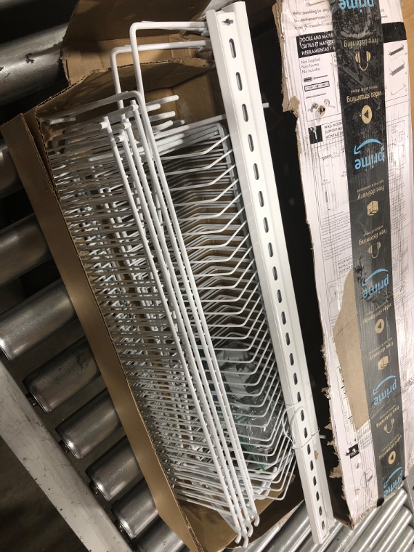 Photo 1 of ClosetMaid 8 Tier Over-the-Door Adjustable Wire Rack White