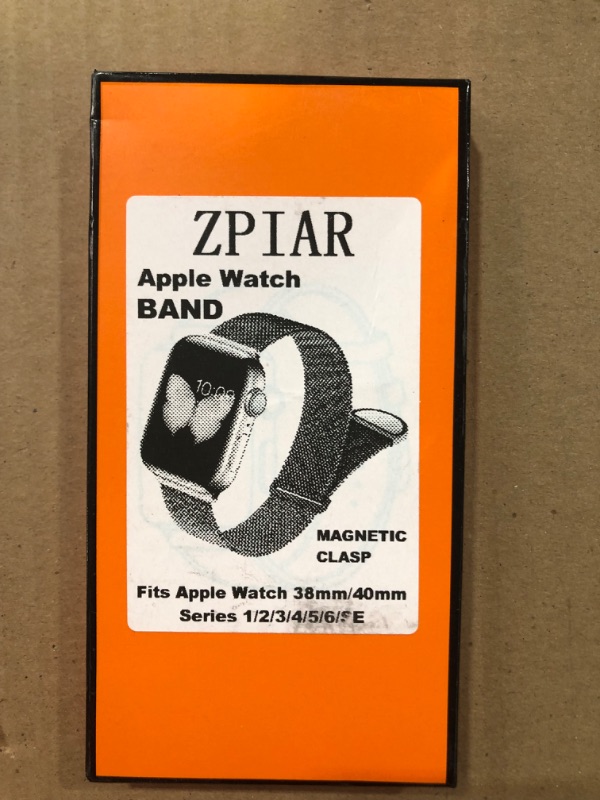 Photo 2 of ZPIAR Apple Watch Band 38mm / 40mm Silver Band 