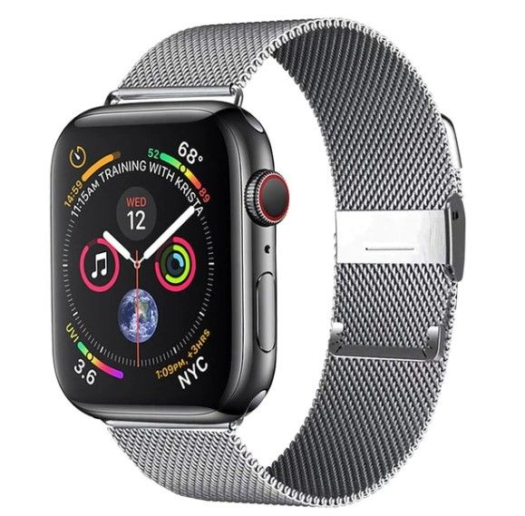 Photo 1 of ZPIAR Apple Watch Band 38mm / 40mm Silver Band 