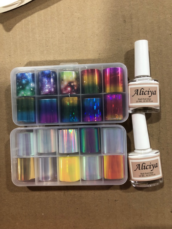 Photo 2 of Aliciya 20 Rols Nail Foil Decal 