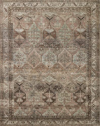 Photo 1 of Amber Lewis X Loloi Billie Collection BIL-03 Clay / Sage 5' X 7'6" Area Rug