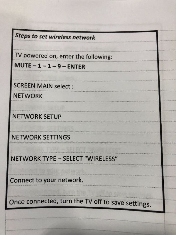 Photo 3 of SAMSUNG 55IN 2015 MODEL HG55ND890UF  NEEDS TO BE REPROGRAMMED STAND AND REMOTE NOT INCLUDED