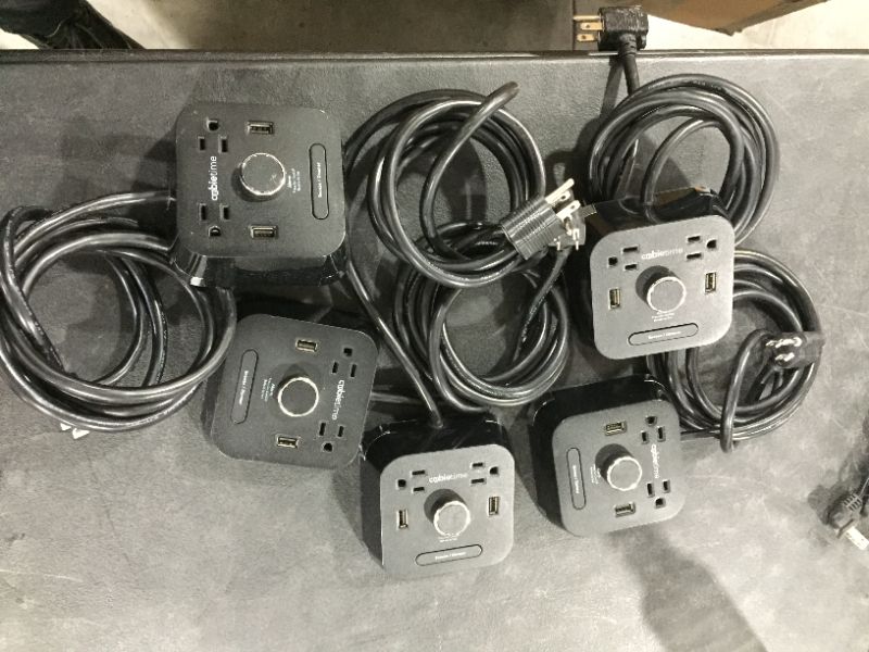 Photo 3 of Brandstand  CubieTime  User Friendly  Convenient Alarm Clock Charger  2 USB Ports  2 Tamper Resistant Outlets  Safety Tested Meets UL Standards [5pck]