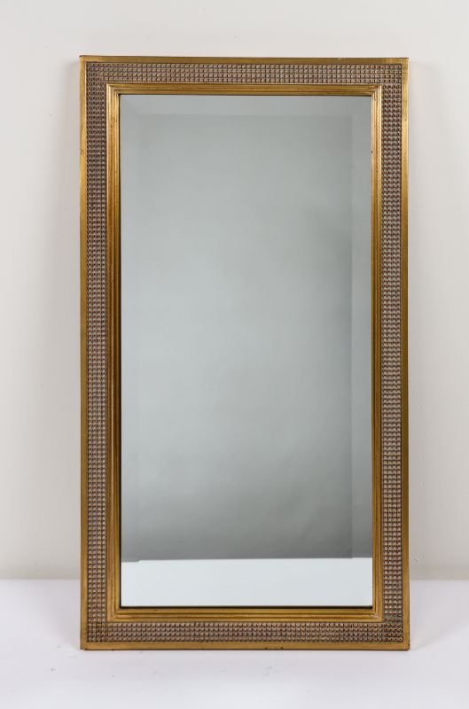 Photo 1 of Med Sized Mirror Approx 36 x 20 Inches Gold Colored Frame